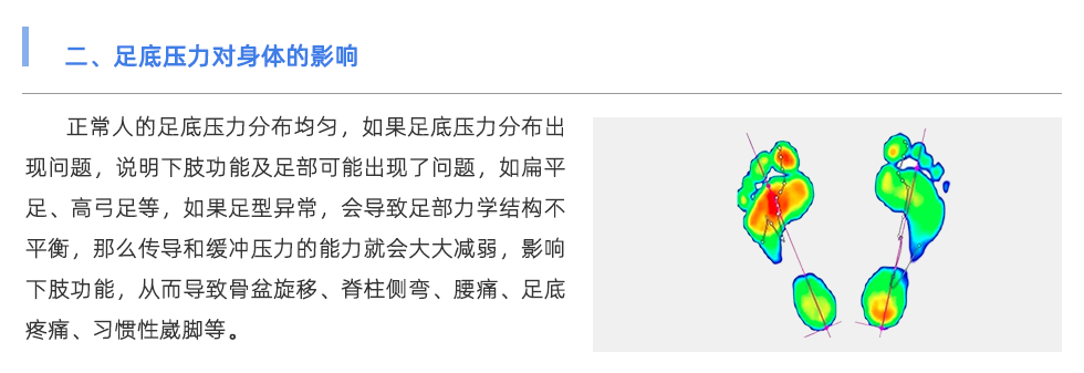 足底壓力分析系統